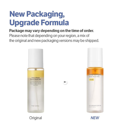 AsiaBeautyMall Sungboon Editor Deep Collagen Barrier Serum Mist Serum White Smoke