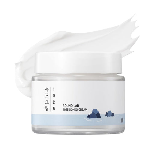 AsiaBeautyMall Round Lab 1025 Dokdo Cream Moisturizer White Smoke