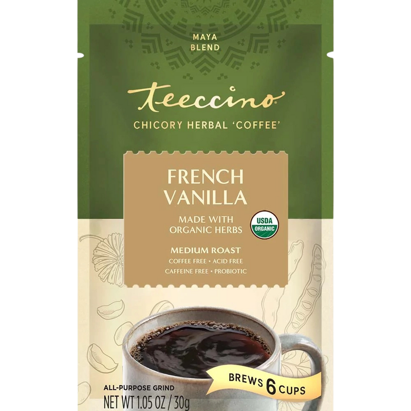 Teeccino French Vanilla Chicory Herbal Coffee Herbal Coffee