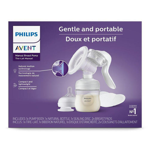 Avent Avent Philips Manual Breast Pump Clear Dark Slate Blue