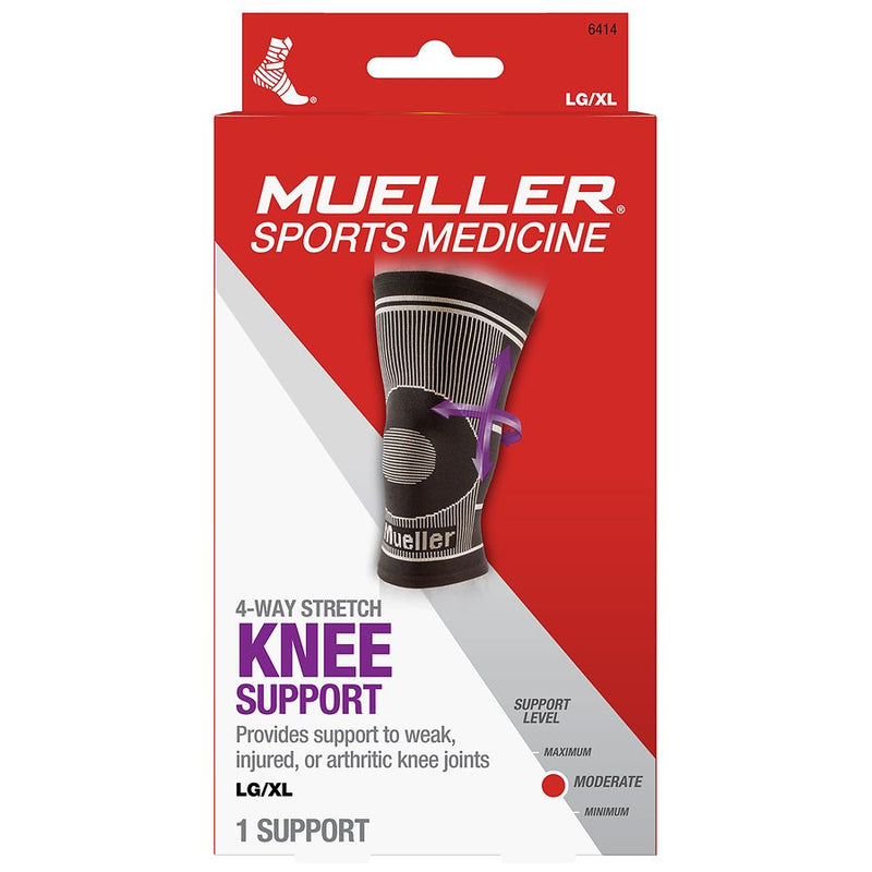 Mueller Mueller Sport Care, 4-Way Knee Support, Large Plumbing Fittings & Supports