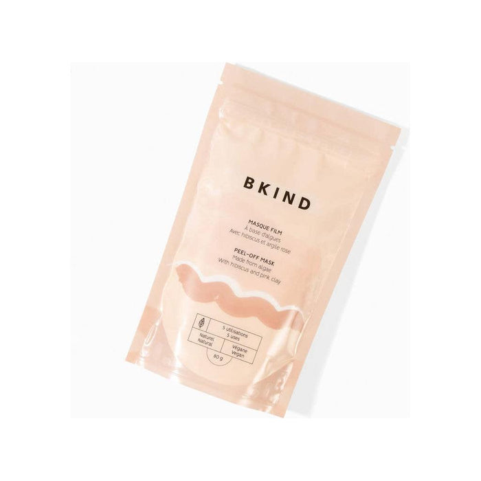 Bkind Algae Peel-off Mask - Hibiscus & Pink Clay