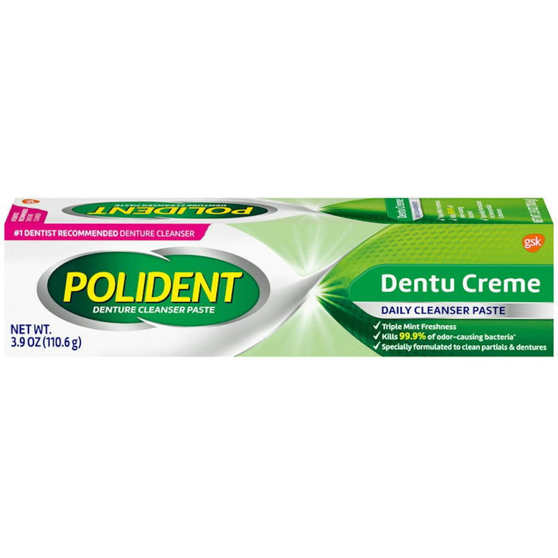 Polident Polident Denture Cleanser Paste, Triple Mint Freshness 3.9 Oz Dentures