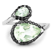 Bids.com 3.42 Carat Genuine Multi Stone .925 Sterling Silver Ring Rings