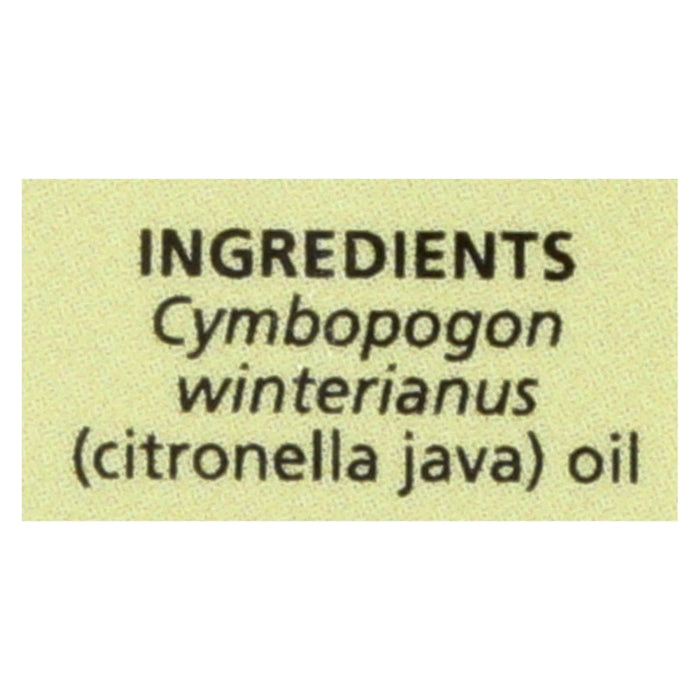 Aura Cacia Citronella Java Pure Essential Oil, 0.5 Fl Oz