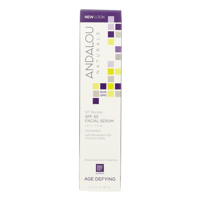 Andalou Naturals Facial Serum DIY Booster SPF 30 (Pack of 2 Oz.)