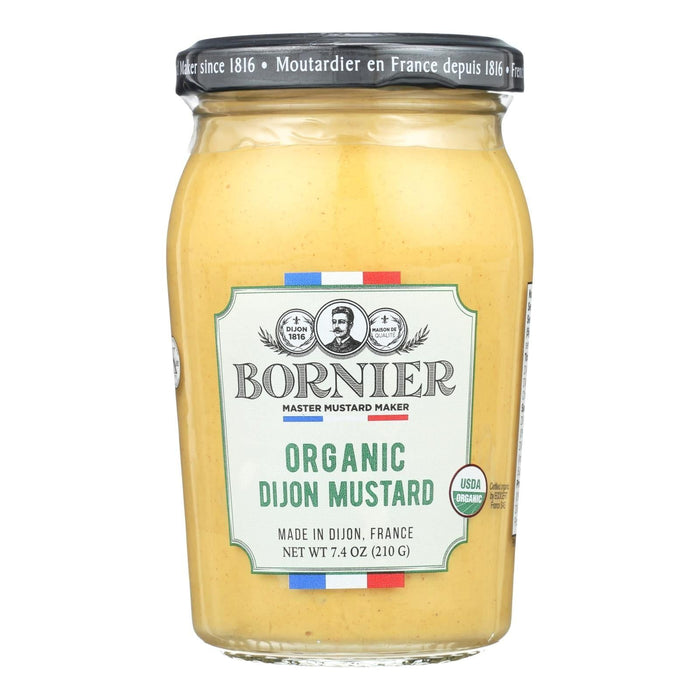 Cozy Farm - Bornier Organic Dijon Mustard (Pack Of 6 - 7.4 Oz)