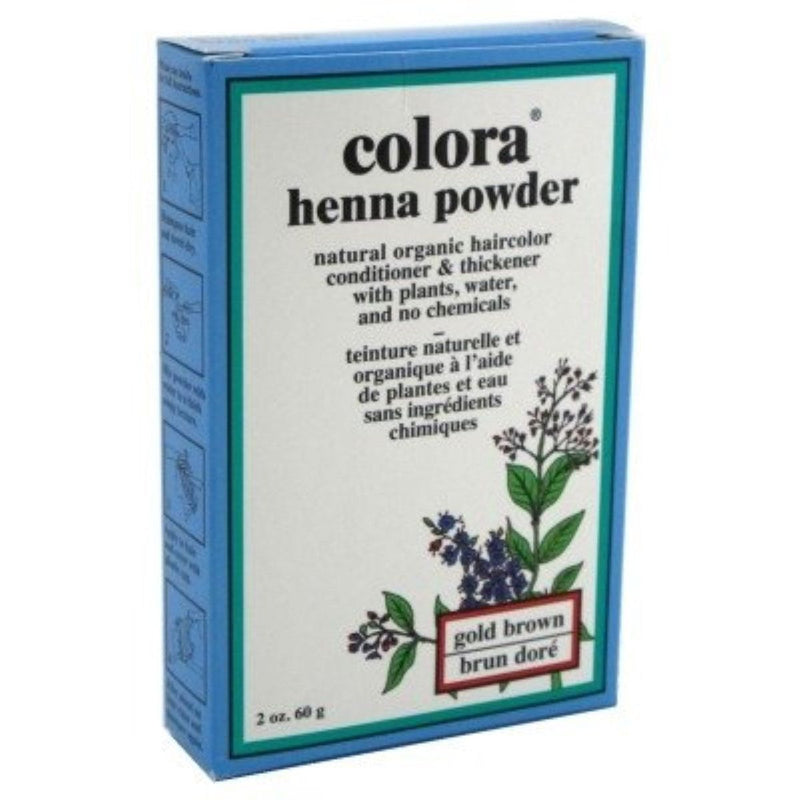 Colora Henna Colora Henna Powder Hair Color Gold Brown - 2 Oz Hair Color