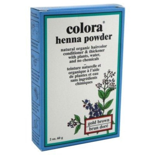 Colora Henna Colora Henna Powder Hair Color Gold Brown - 2 Oz Hair Color