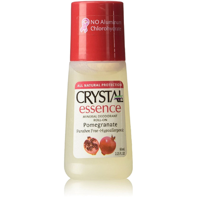 Crystal Crystal Essence Mineral Deodorant Roll On Pomegranate By DEODORANTS, 2.25 Fl Oz Deodorant
