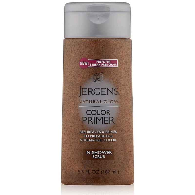 Jergens Jergens Natural Glow Color Primer In-Shower Scrub 5.50 Oz Health & Beauty
