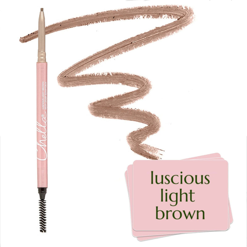 Chella eyebrow pencil Brow & Eye White Smoke Luscious Light Brown
