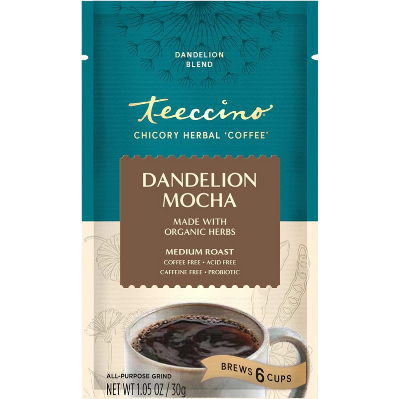 Teeccino Dandelion Mocha Herbal Coffee Herbal Coffee