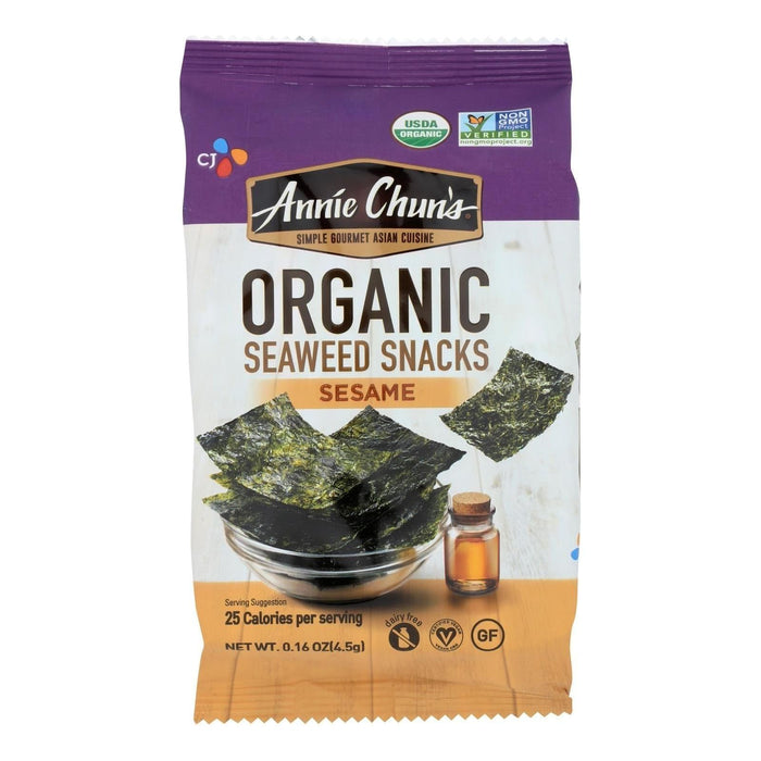 Annie Chun's Sesame Seaweed Snack (Pack of 12 - 0.16 Oz.)