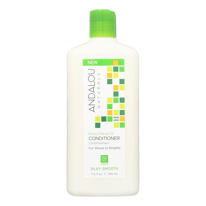 Andalou Naturals Silky Smooth Conditioner with Exotic Marula Oil (Pack of 11.5 Fl Oz)