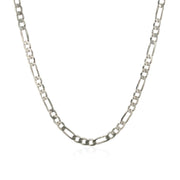Bids.com 3.0mm 14k White Gold Solid Figaro Chain Necklaces