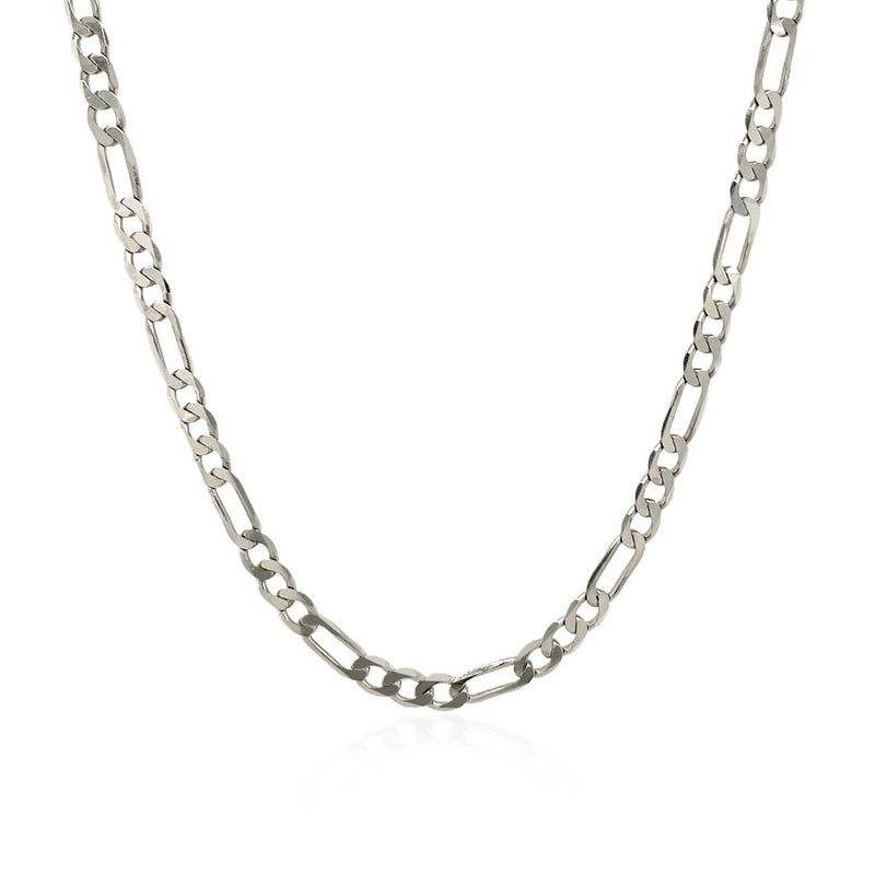 Bids.com 3.0mm 14k White Gold Solid Figaro Chain Necklaces
