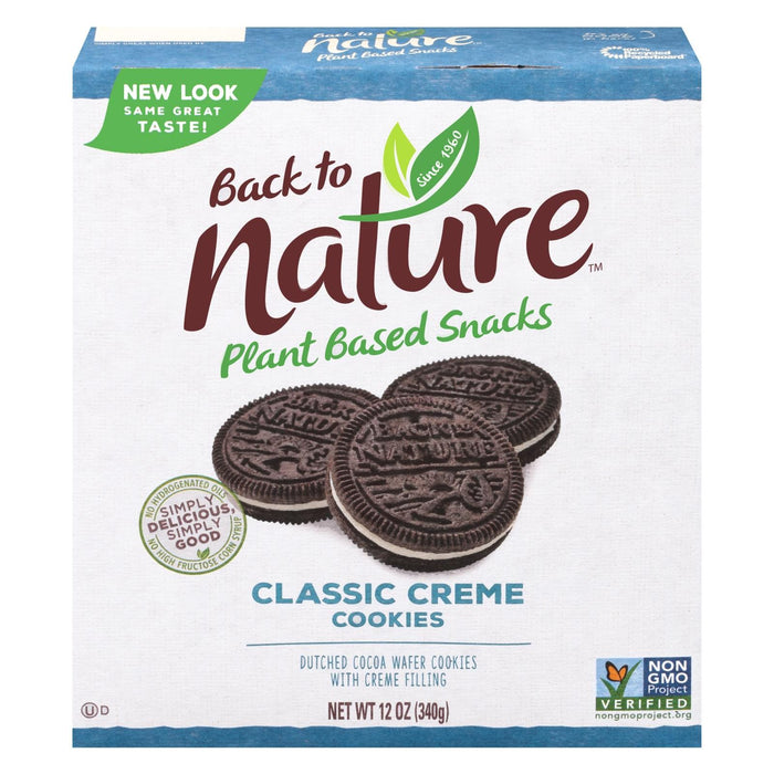 Back To Nature Creme Cookies (Pack of 6) - Classic - 12 Oz.