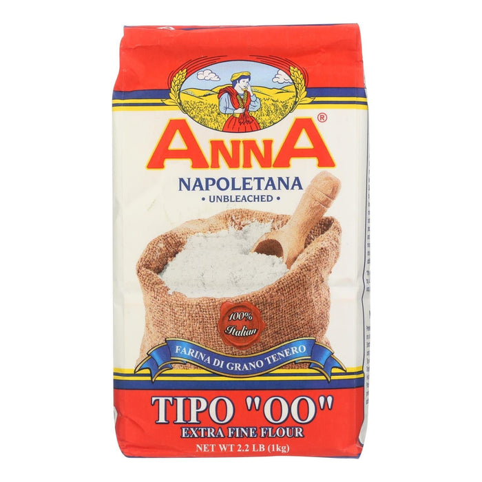 Anna Extra Fine Flour - Anna 00 Flour - 2.2 lb x 10 - Case of 10