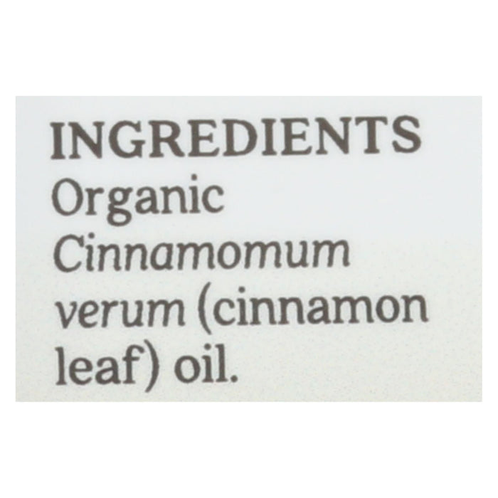 Aura Cacia Organic Cinnamon Leaf .25 Oz