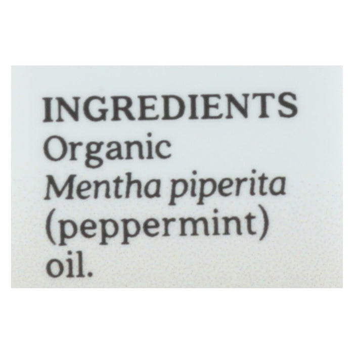 Aura Cacia Organic Peppermint Essential Oil, .25 Oz.