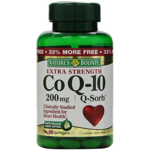 Nature's Bounty Nature's Bounty Co Q 10, 200 Mg, Rapid Release Softgels Vitamins & Supplements White Smoke