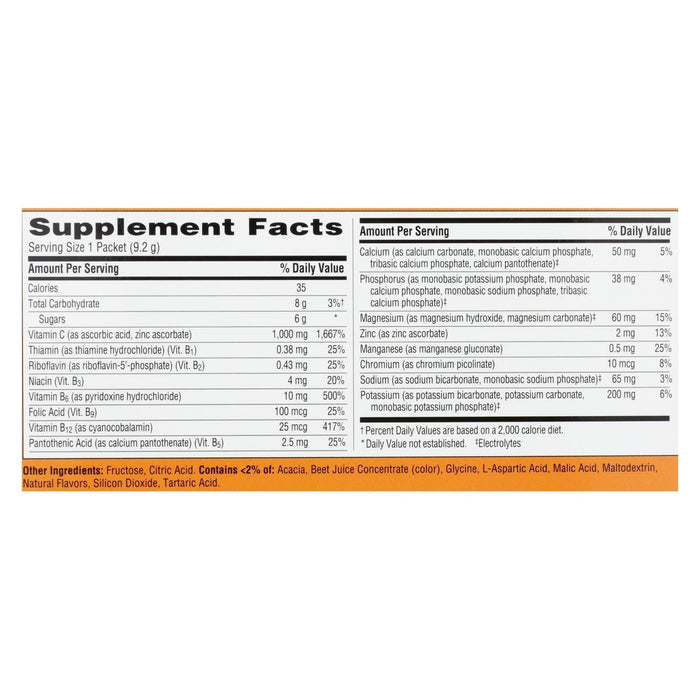 Alacer Emergen-C Vitamin C Fizzy Drink Mix Tropical (Pack of 30) - 1000 mg