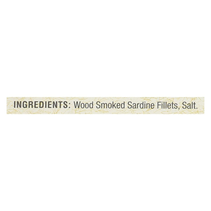 Bar Harbor Smoked Sardine Fillets (Pack of 12) - 6.7 Oz.