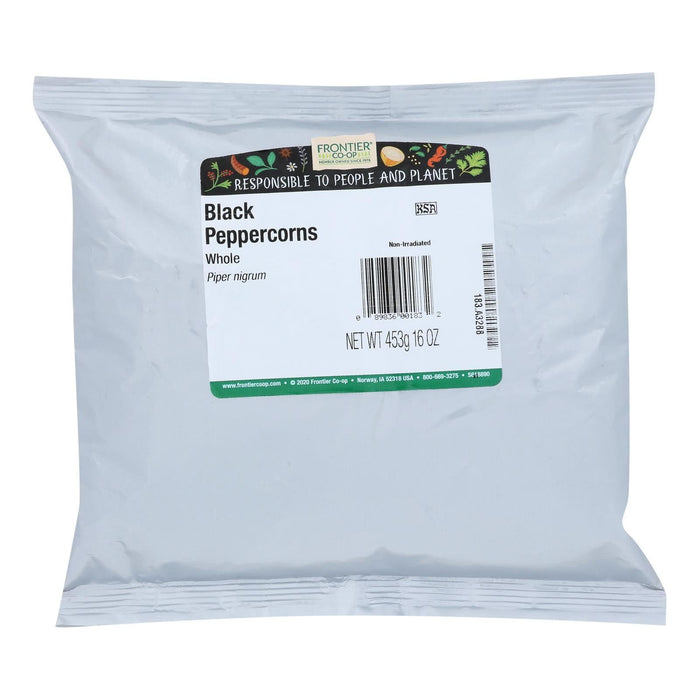 Cozy Farm - Frontier Co-Op Black Peppercorns, Coarsely Ground - 1Lb