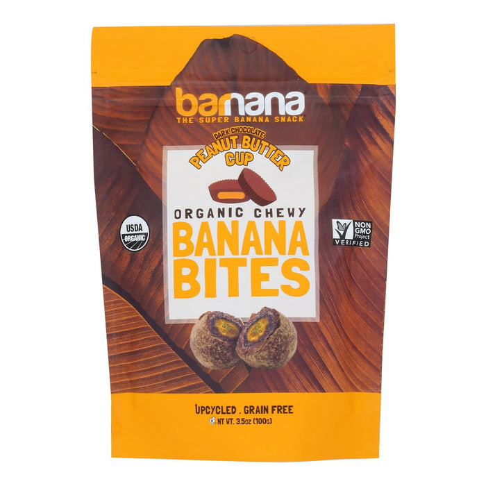 Barnana Ban Bites: Chocolate PB Cup, 3.5 Oz Per Bite (Pack of 12)