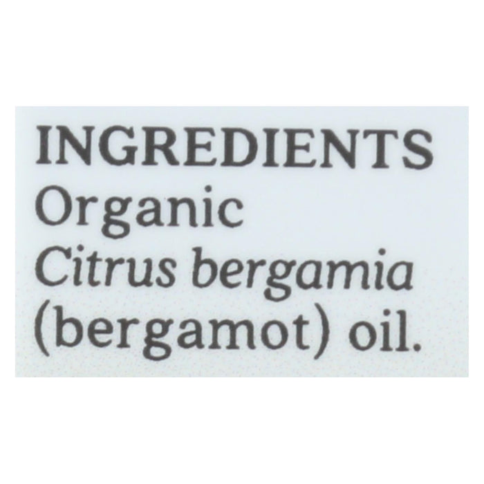 Aura Cacia Organic Bergamot Essential Oil, 0.25 Oz.