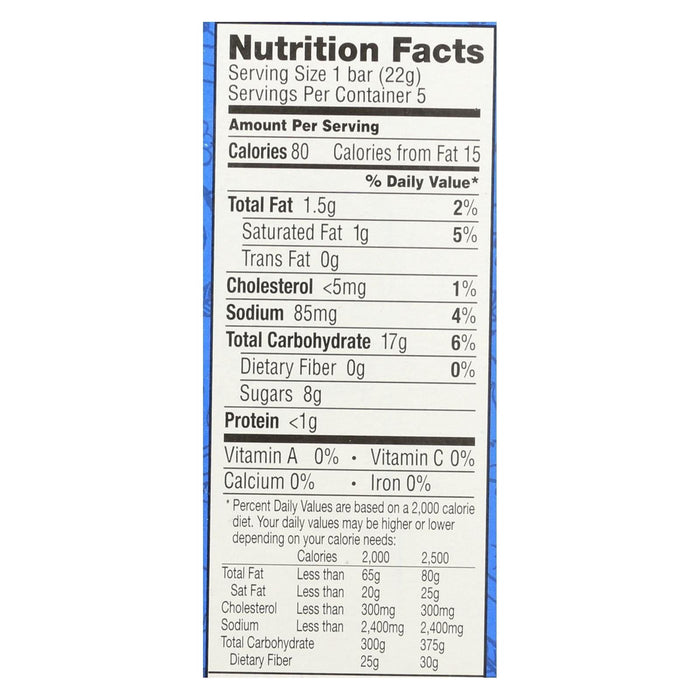 Annie's Homegrown Original Snack Bar (Pack of 8 - 3.9 Oz.)