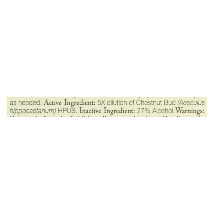 Bach Flower Remedies Essences Chestnut Bud - 0.7 Fl Oz: Emotional Growth & Learning from Past Mistakes