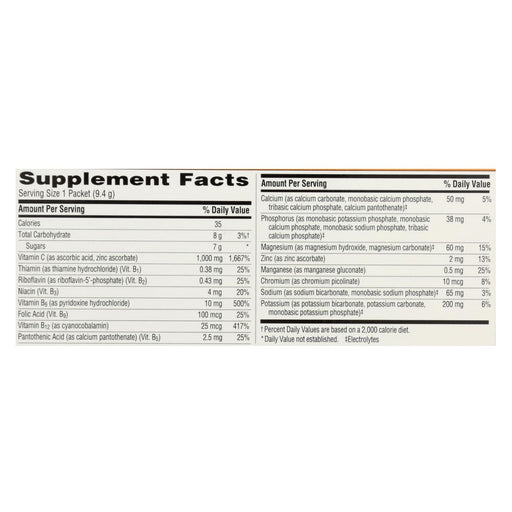 Alacer Emergen-C Vitamin C Fizzy Drink Mix Tangerine (Pack of 30) - 1000 mg