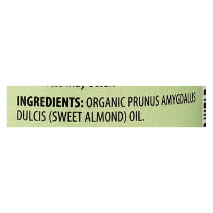 Aura Cacia Organic Sweet Almond Oil, 4 Fl Oz