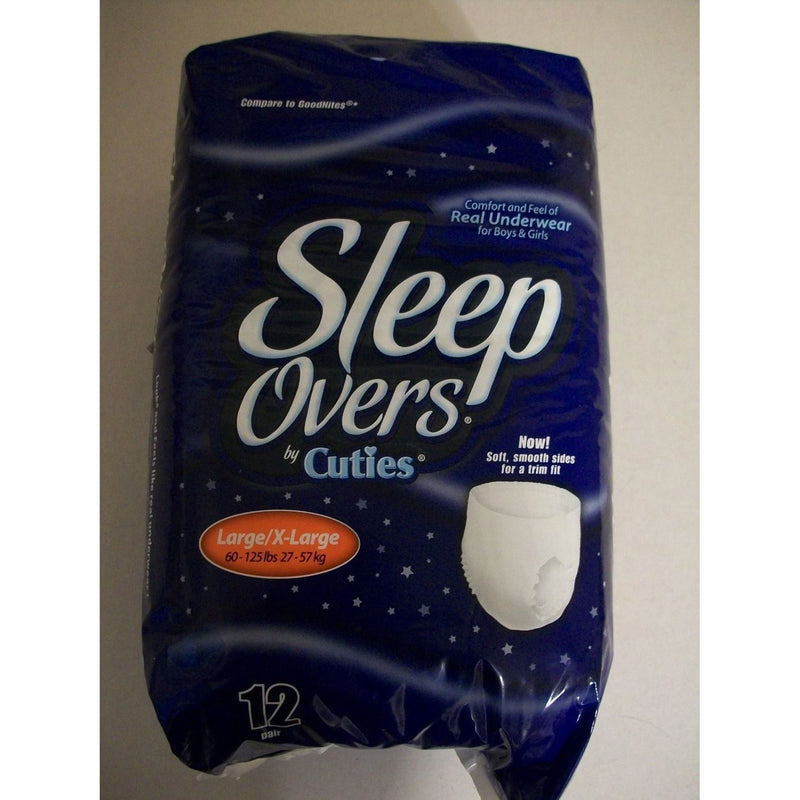 First Quality First Quality Sleep Overs Youth Pants Large/X-Large 65-125 Lbs - (case 4x12) Underwear
