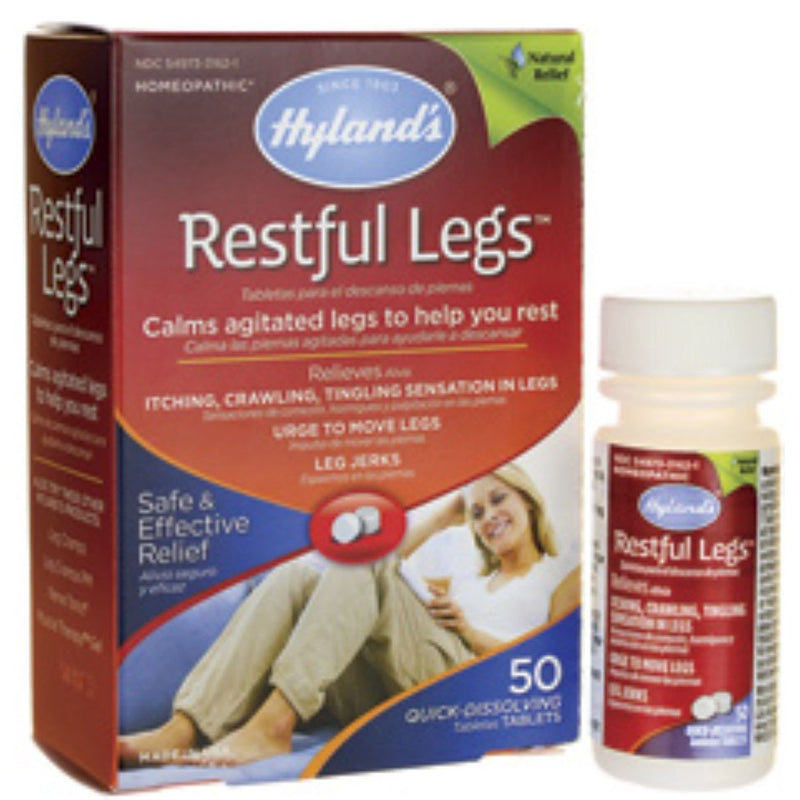 Hyland's Hyland's Restful Legs – Homeopathic Quick-Dissolving Tablets (50 ct) Health & Beauty White Smoke