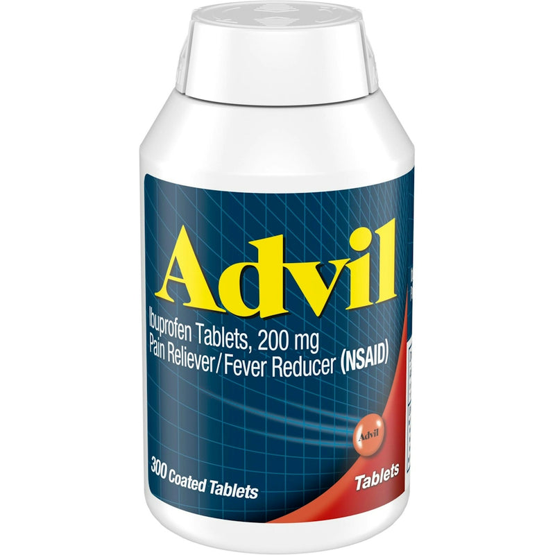 Advil Advil Coated Tablets Pain Reliever And Fever Reducer, Ibuprofen 200mg Health & Beauty