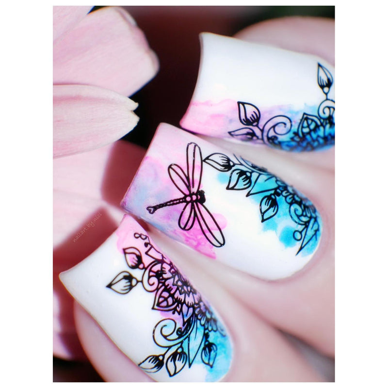 UberChic Beauty Whimsical By Nature-01 Stamping Plate