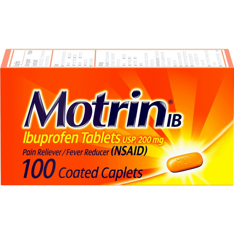 Motrin Motrin IB, Ibuprofen Tablets For Pain & Fever Relief Health & Beauty