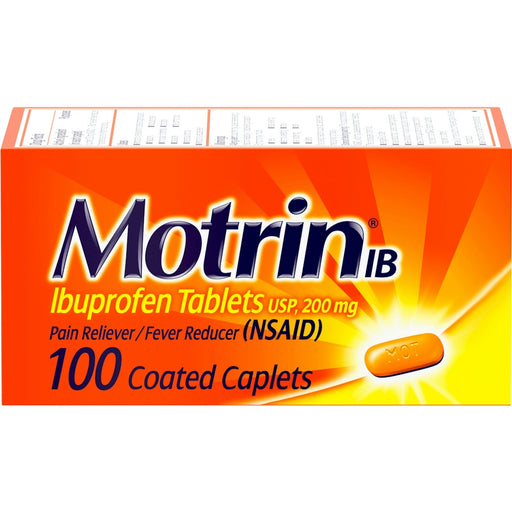 Motrin Motrin IB, Ibuprofen Tablets For Pain & Fever Relief Health & Beauty