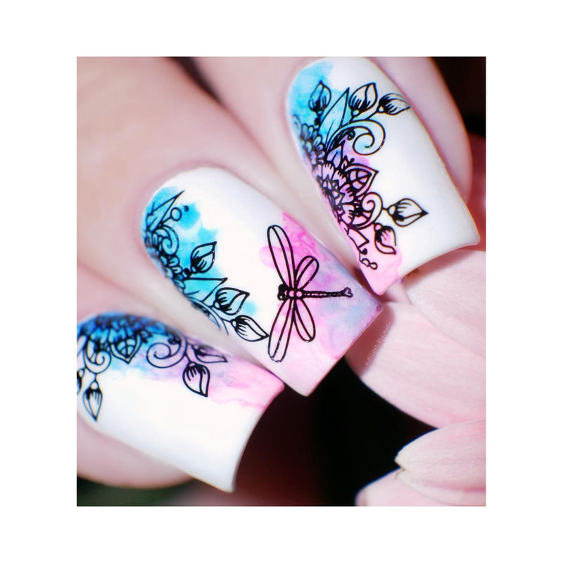 UberChic Beauty Whimsical By Nature-01 Stamping Plate