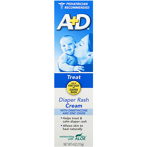 A+D A+D Diaper Rash Cream 4 Oz. Box Cuticle Cream & Oil Lavender