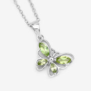 Bids.com 0.64 Carat Genuine Peridot .925 Sterling Silver Pendant Pendants