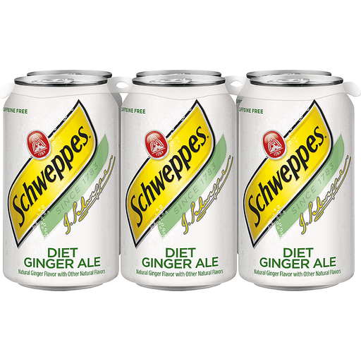 0 Schweppes Ginger Diet Can Soda White Smoke