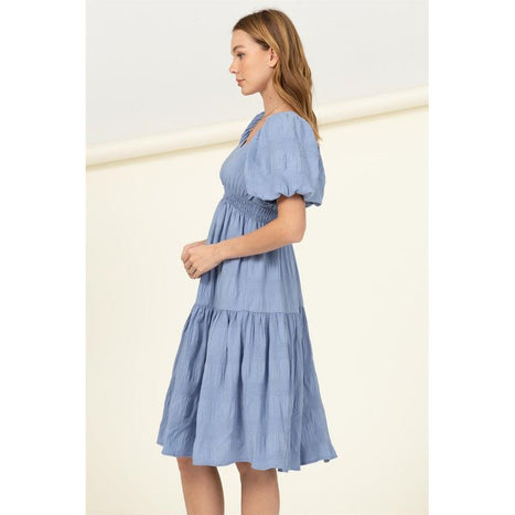 Find Me Again Tiered Midi Dress