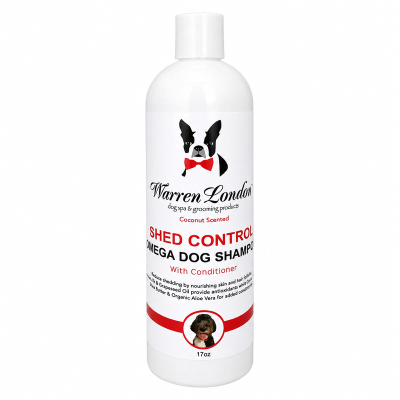 Warren London Shed Control Dog Shampoo + Conditioner | Coconut Scent Dog Shampoo White Smoke