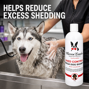 Warren London Shed Control Dog Shampoo + Conditioner | Coconut Scent Dog Shampoo Black
