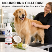 Warren London Shed Control Dog Shampoo + Conditioner | Coconut Scent Dog Shampoo Black