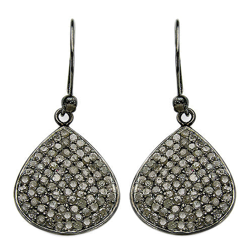 Bids.com 2.61 Carat Genuine Diamond .925 Sterling Silver Earrings Earrings